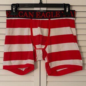 American Eagle Red/White Boxer Briefs